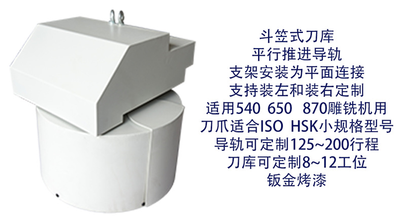 精雕機刀庫龍利有幾種選擇？